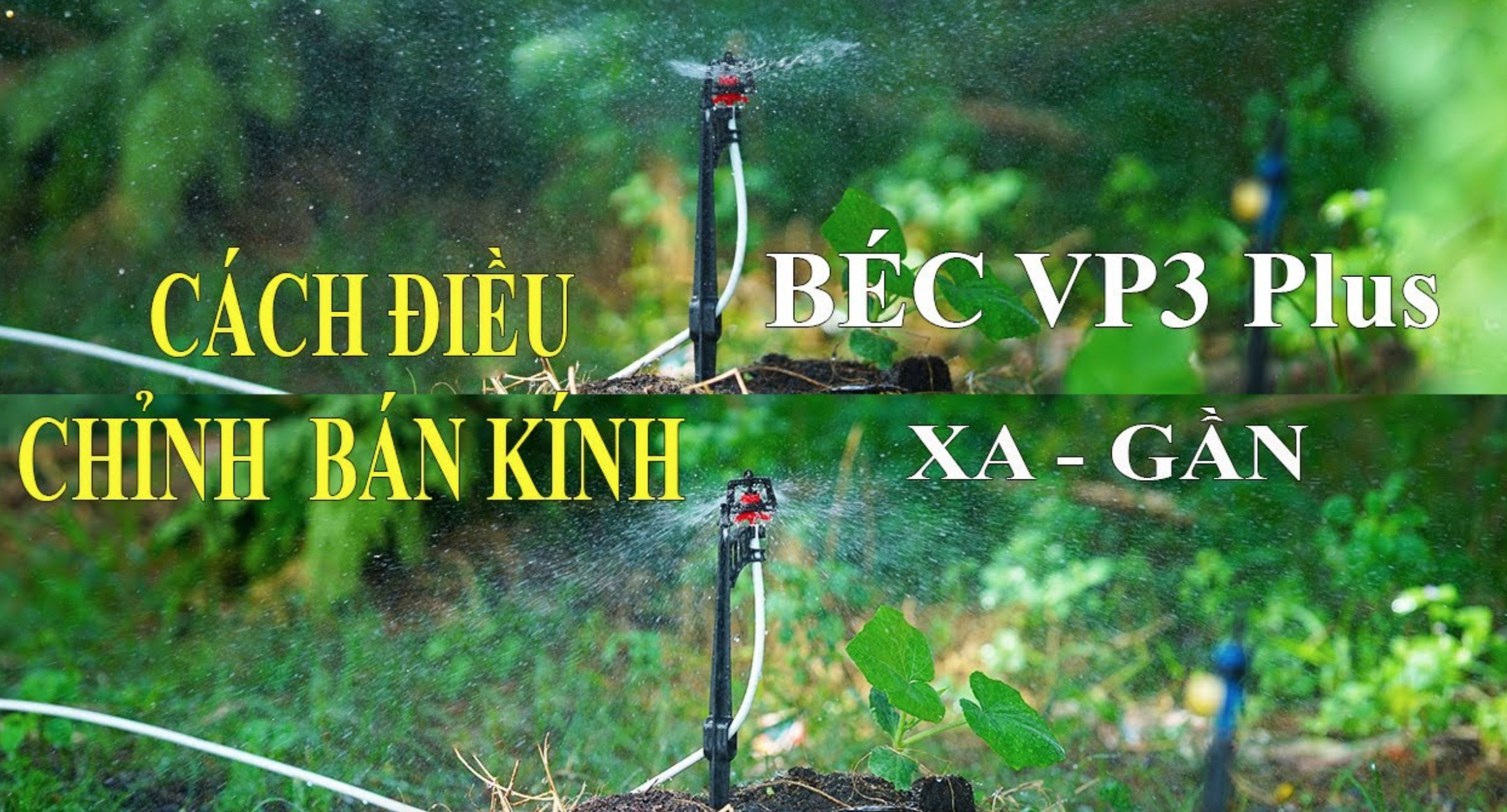 CÁCH ĐIỀU CHỈNH BÁN KÍNH XA GẦN BÉC VP3 PLUS