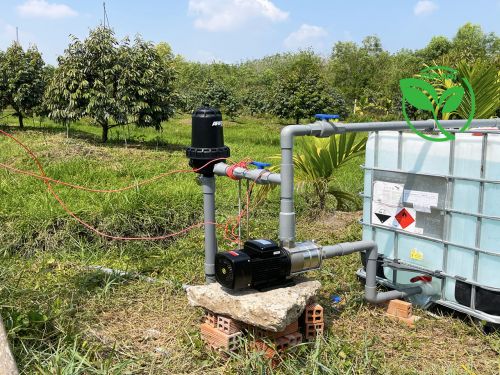 Cách Làm Hệ Thống Phun Thuốc Sầu Riêng Tiết Kiệm Thuốc Và Ít Nghẹt Béc Cho Cây Cao